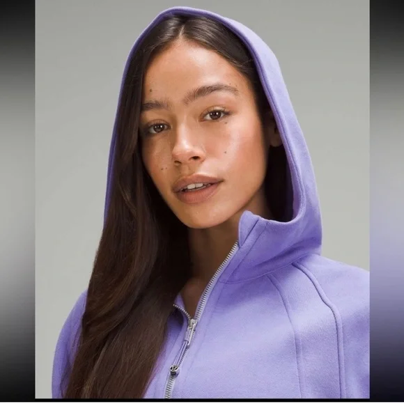 NWT Lululemon Scuba Oversized Half Zip Hoodie Jacket Dusty Lilac Size M/L - Picture 2 of 7